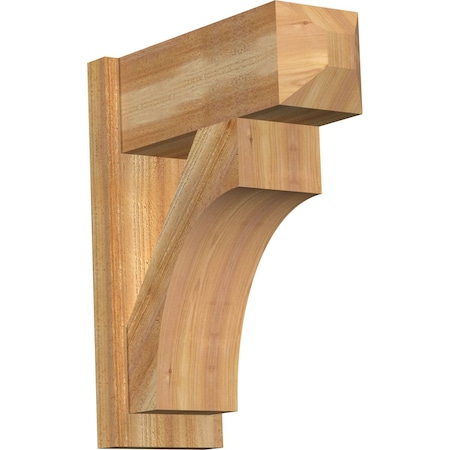 Ekena Millwork Westlake Rough Sawn Craftsman Outlooker, Western Red Cedar, 8"W x 20"D x 24"H OUT08X20X24WTL04RWR
